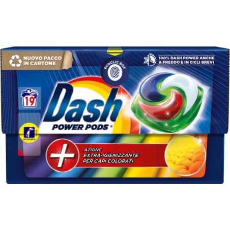 DASH POWER PODS EXTRA IGIENIZZANTE COLORE 19PZ