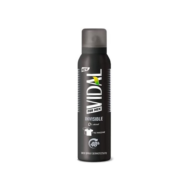 VIDAL DEODORANTE SPRAY INVISIBLE 150ML
