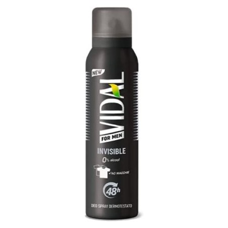 VIDAL DEODORANTE SPRAY INVISIBLE 150ML