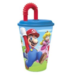 FOOD BICCHIERE CON CANNUCIA SUPER MARIO 430ML