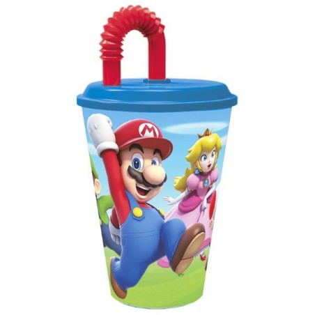 FOOD BICCHIERE CON CANNUCIA SUPER MARIO 430ML