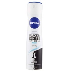 NIVEA DEO SPRAY INVISIBLE FRESH BLACK AND WHITE