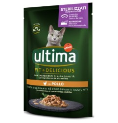 ULTIMA CAT FIT&DELICIOUS POLLO IN SALSA 85GR