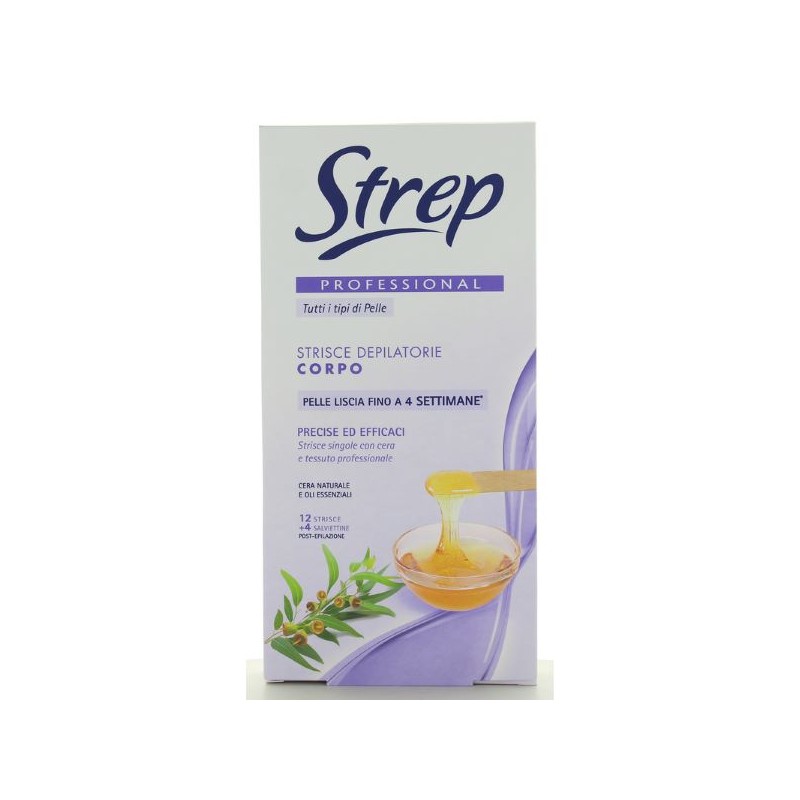 STREP STRISCE DEPILATORIE CORPO 12PZ