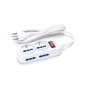 MULTIPRESA 6 VIE CON INTERRUTTORE 16A 1,5m3G1.0mm