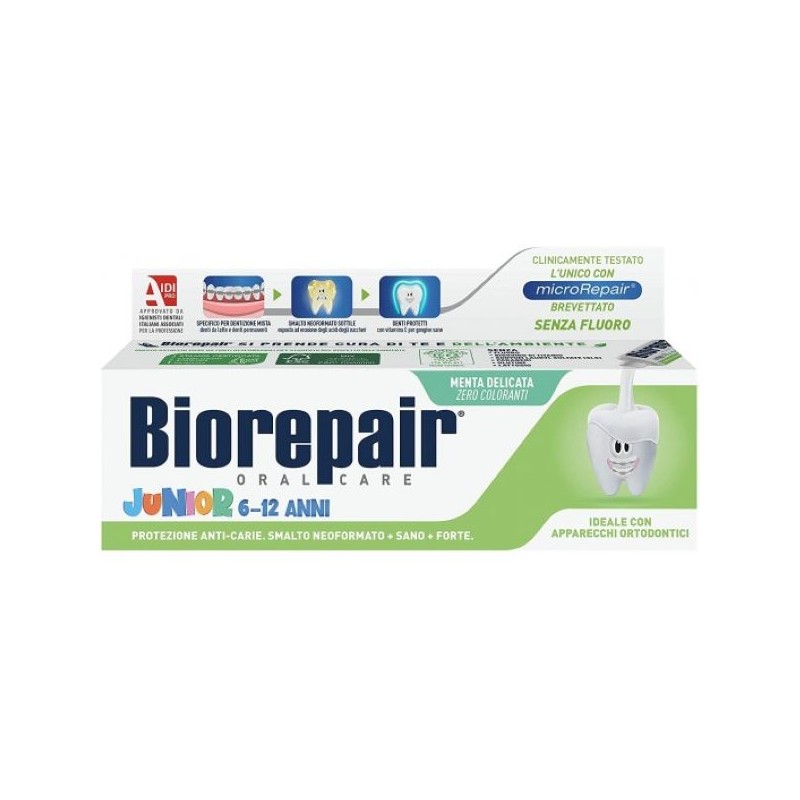 BIOREPAIR DENTIFRICIO JUNIOR MENTA 6-12 ANNI 75ML