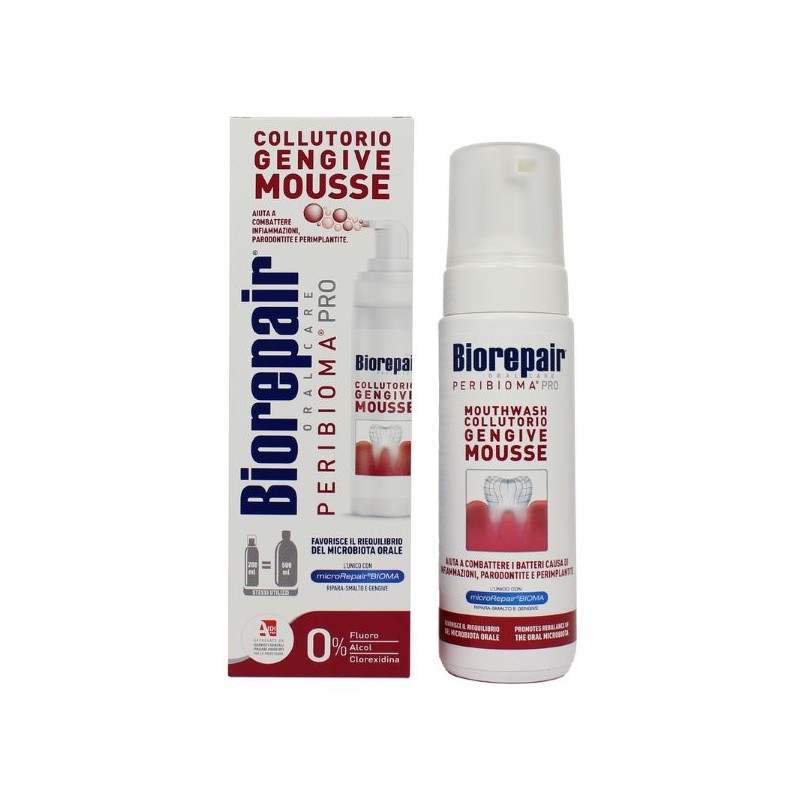 BIOREPAIR PERIBIOMA COLLUT. GENGIVE MOUSSE 200ML