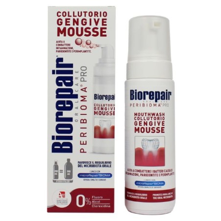 BIOREPAIR PERIBIOMA COLLUT. GENGIVE MOUSSE 200ML