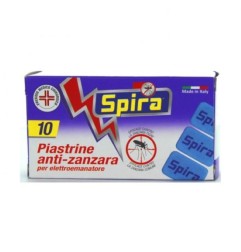 SPIRA PIASTRINE ANTIZANZARA PER ELETTROEMAN. 10PZ