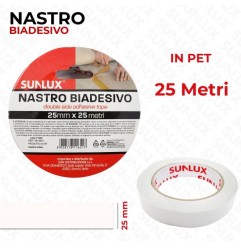 NASTRO BIADESIVO 25MM 25MT