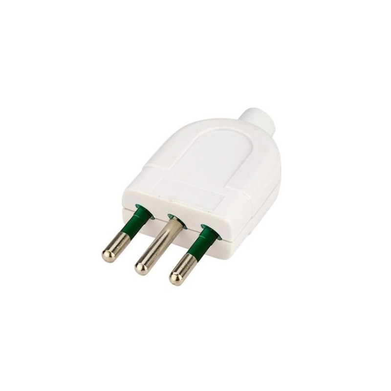 WIRABLE PLUG 10A WHITE