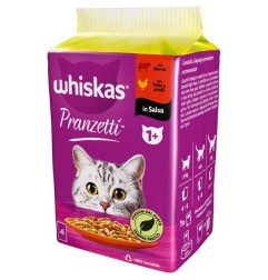 WHISKAS PRANZETTI CARNE E VERDURE  +1 6X50GR