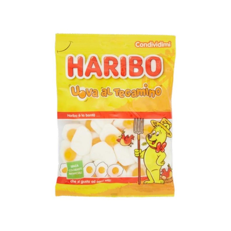 HARIBO CARAMELLE UOVA TEGAMINO 175GR