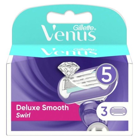 GILLETTE VENUS DELUXE SMOOTH SWIRL RICAR. 3PZ