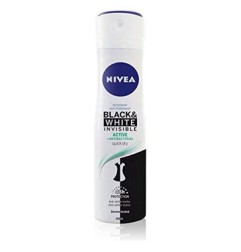 NIVEA DEO SPRAY BLACK&WHITE INVISIBLE ACTIVE 150ML