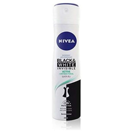 NIVEA DEO SPRAY BLACK&WHITE INVISIBLE ACTIVE 150ML