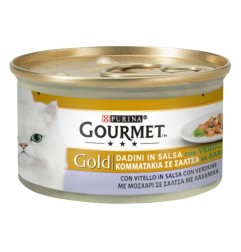 GOURMET GOLD  CON VITELLO E VERDURE 85GR