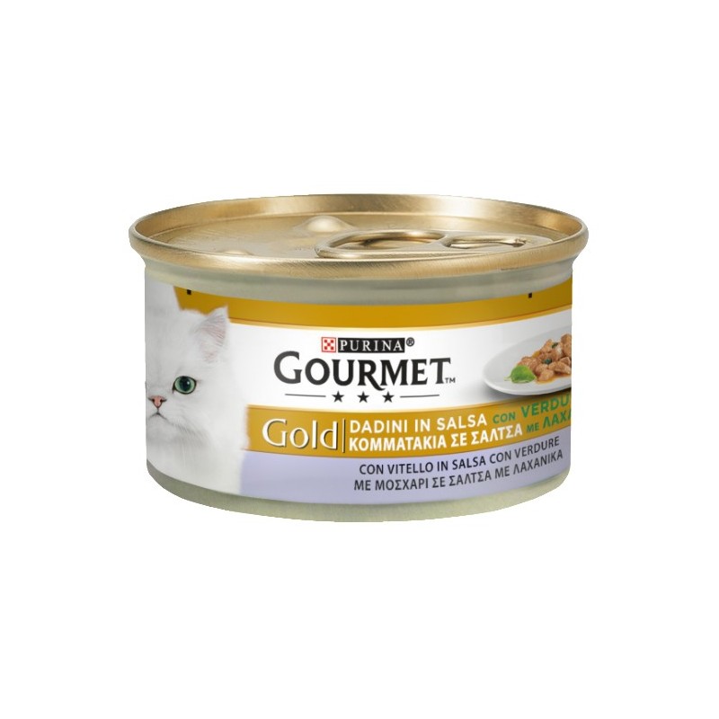 GOURMET GOLD  CON VITELLO E VERDURE 85GR