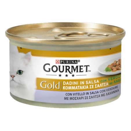 GOURMET GOLD  CON VITELLO E VERDURE 85GR