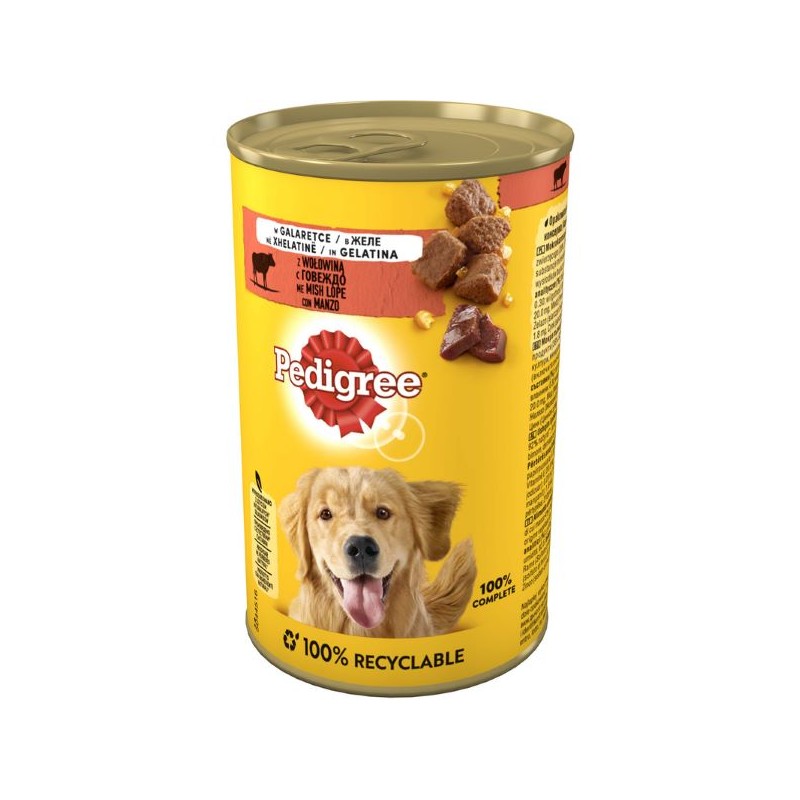 PEDIGREE STRACCETTI DI MANZO IN GELATINA 400GR