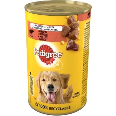 PEDIGREE STRACCETTI DI MANZO IN GELATINA 400GR