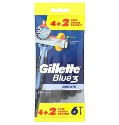 GILLETTE BLUE 3 SMOOTH 6PZ
