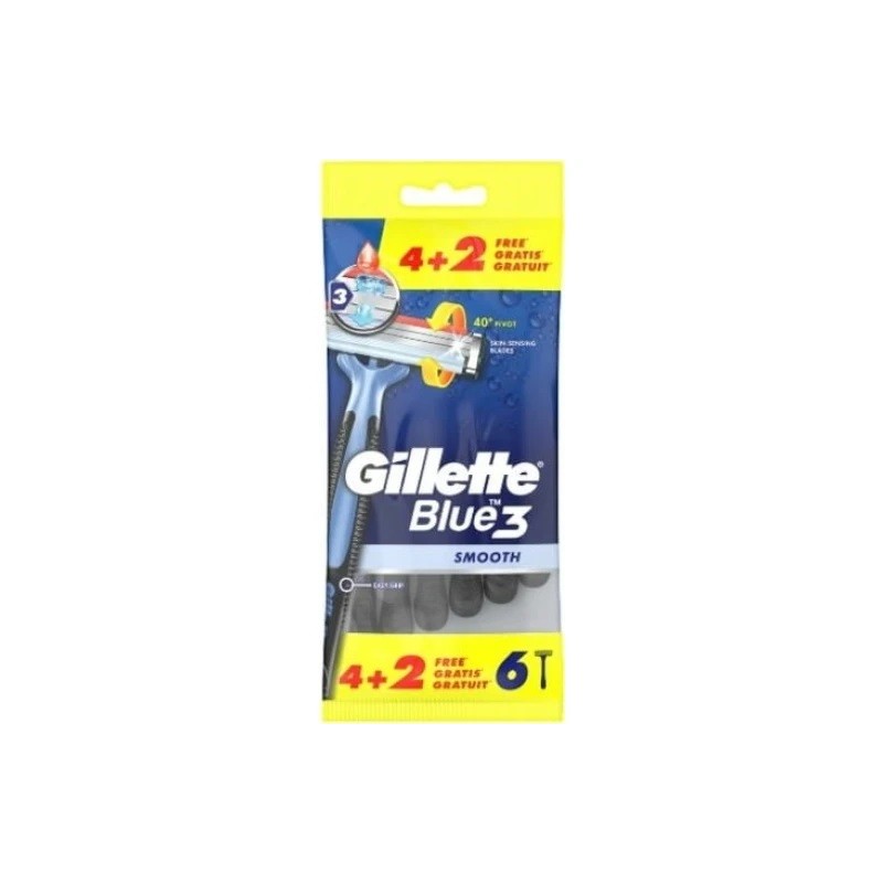 GILLETTE BLUE 3 SMOOTH 6PZ