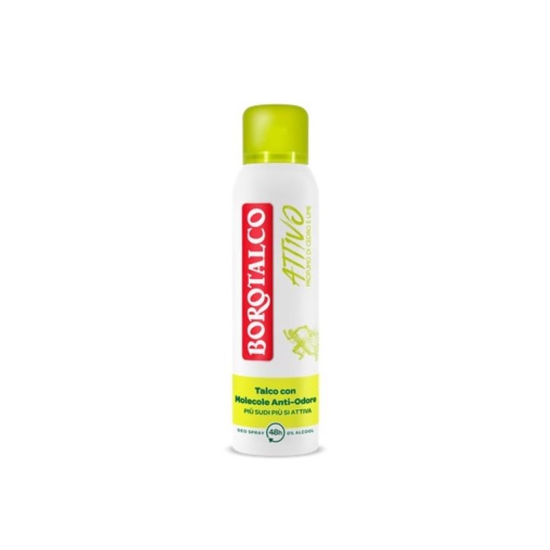 BOROTALCO DEO SPRAY ATTIVO GIALLO 150ML