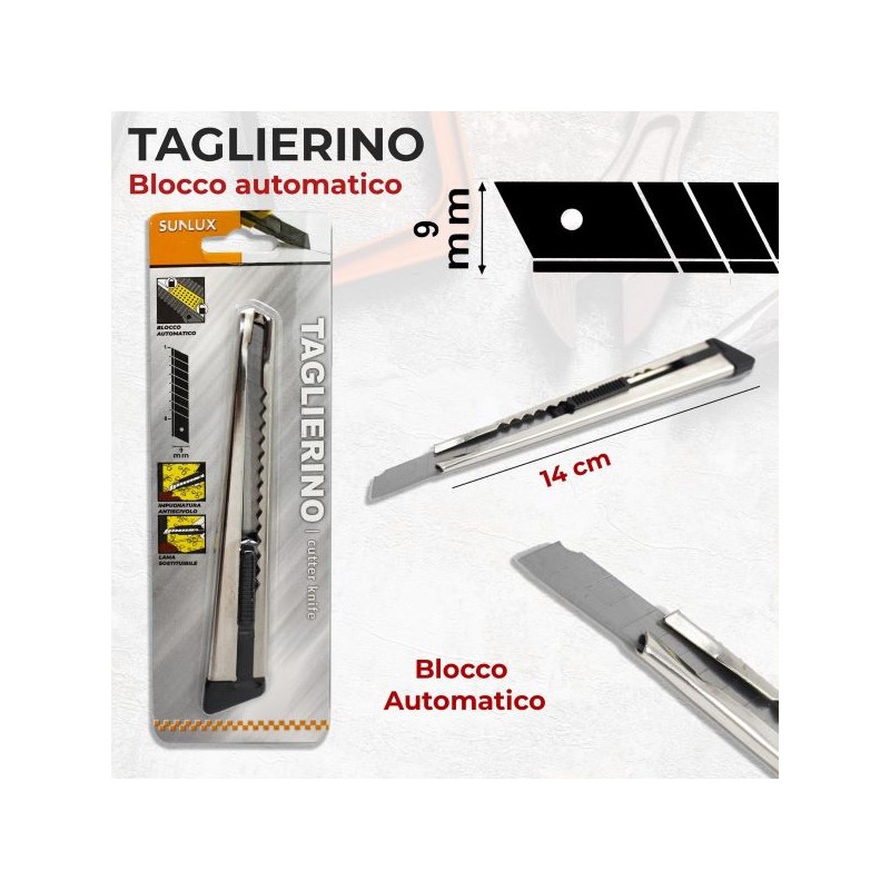 TAGLIERINO ACCIAIO 9MM 14CM