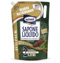 MIL MIL SAPONE LIQUIDO RICARICA BUSTA PINO 2LT