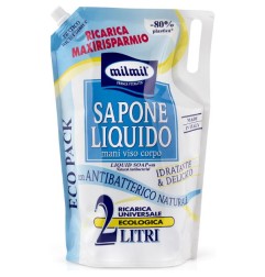 MIL MIL SAPONE LIQUIDO RICAR. BUSTA IDRATANTE 2LT