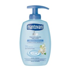 MANTOVANI SAPONE LIQUIDO 300ML  TALCO E FIORI BIANCHI