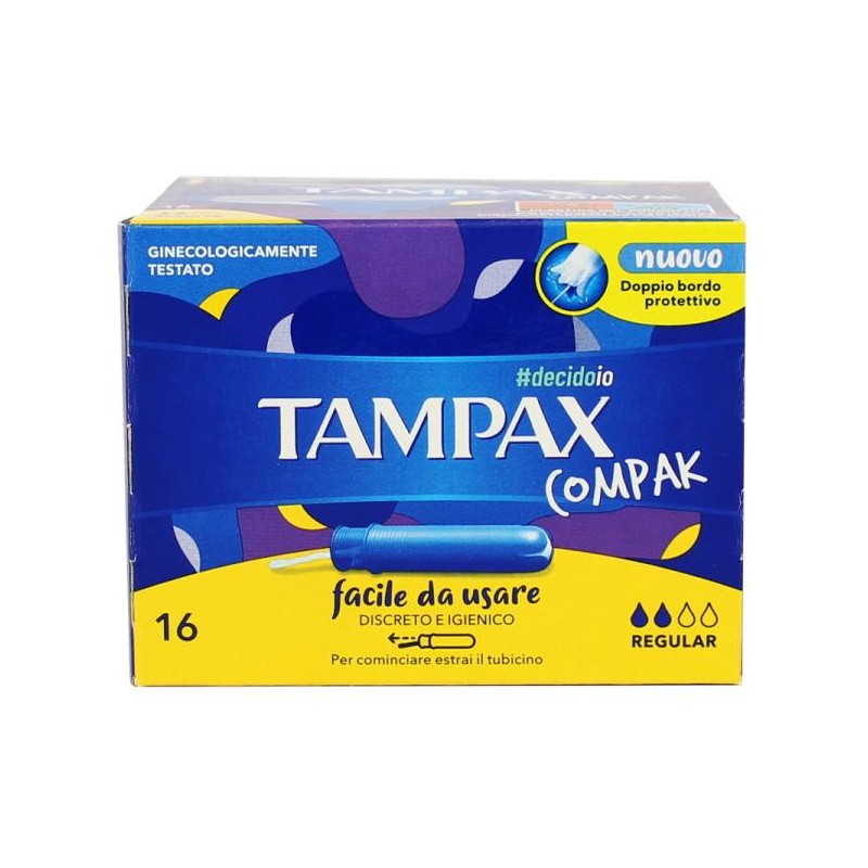 TAMPAX COMPAK  20 TAMPONI ASSORBENTI REGULAR