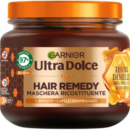 ULTRADOLCE MASCHERA REMEDY TESORI DI MIELE 340ML