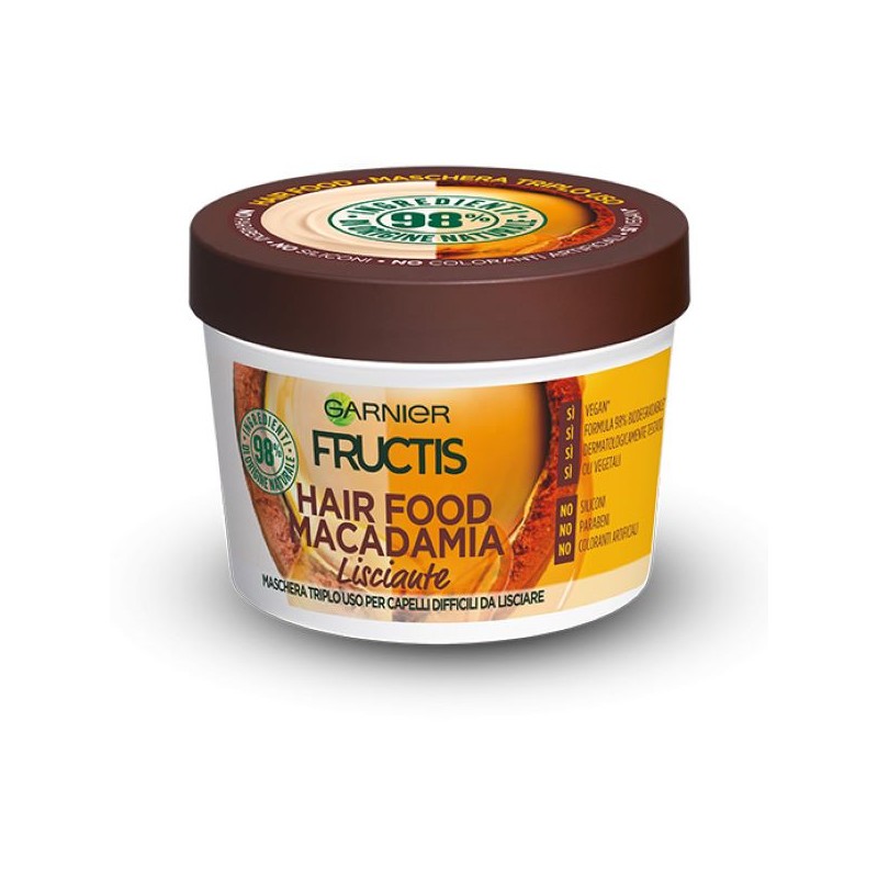 MASCHERA FRUCTIS HAIR FOOD MACADAMIA 390ML