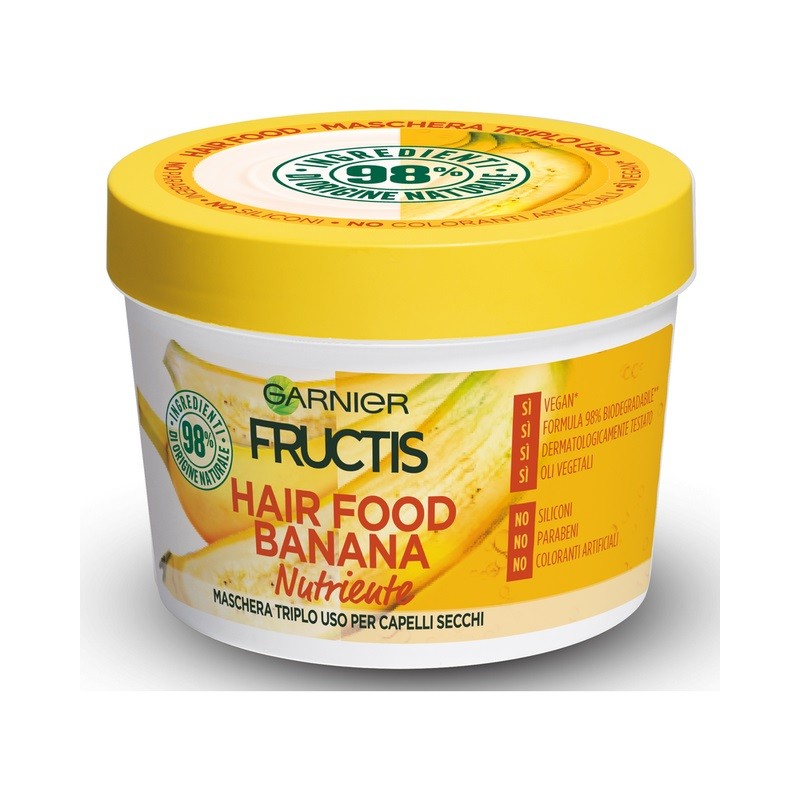 GARNIER  FRUCTIS HAIR FOOD MASCHERA BANANA 390ML