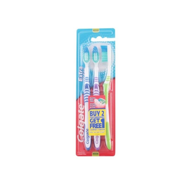 COLGATE SPAZZOLINO EXTRA CLEAN MEDIO 3PZ