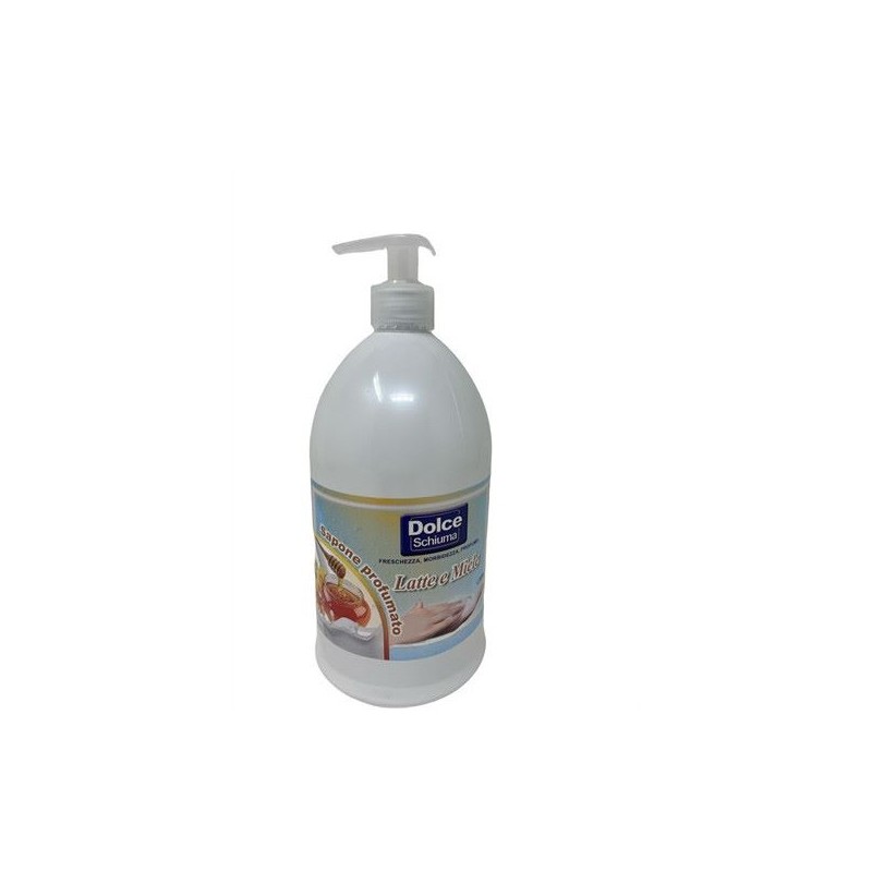 DOLCE SCHIUMA SAPONE LIQUIDO LATTE E MIELE 1LT