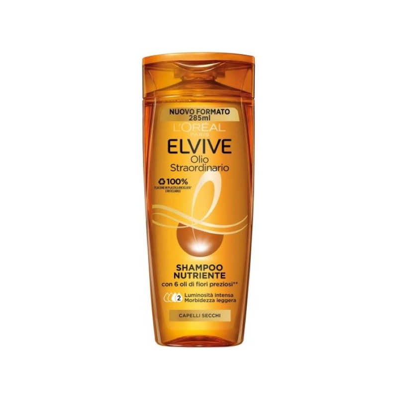 ELVIVE SHAMPOO NUTRIENTE OLIO STRAORDINARIO 285ML