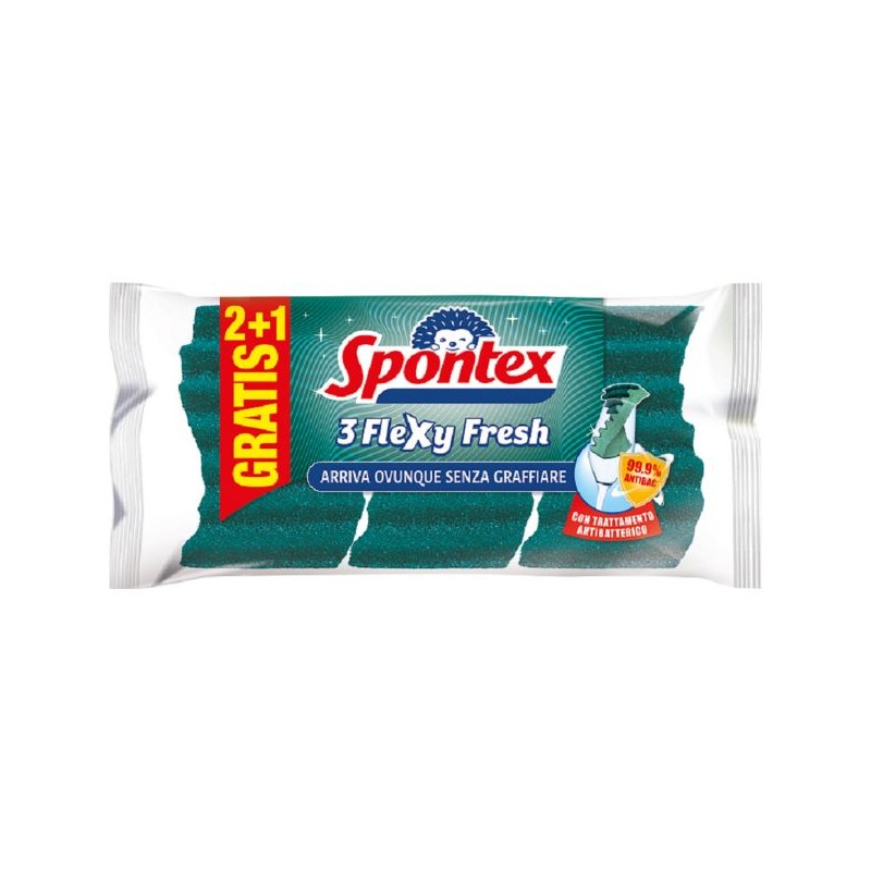 SPONTEX FLEXY FRESH 2+1PZ