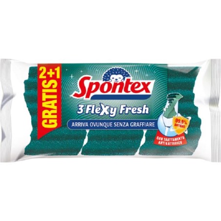 SPONTEX FLEXY FRESH 2+1PZ