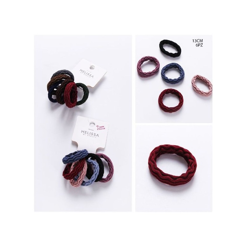 MELISSA ELASTICO CAPELLI 13CM 6PZ