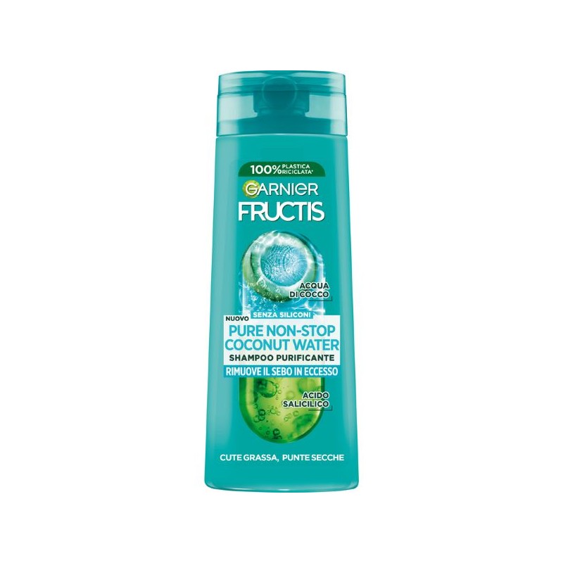 FRUCTIS SHAMPOO PURIFICANTE PURE NO STOP 250ML