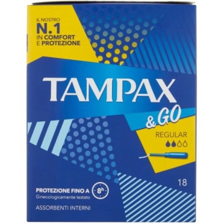 TAMPAX &GO REGULAR 18 PZ