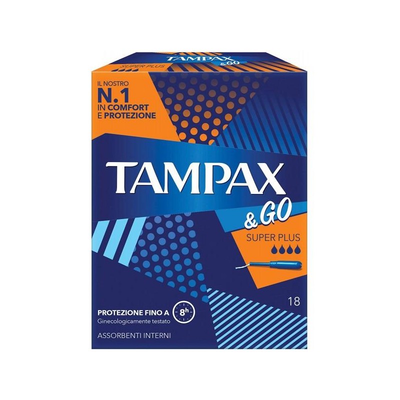 TAMPAX&GO SUPER PLUS 18PZ