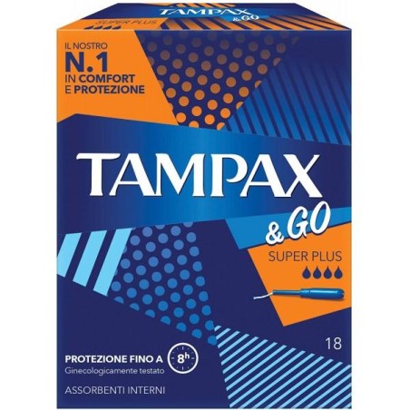 TAMPAX&GO SUPER PLUS 18PZ