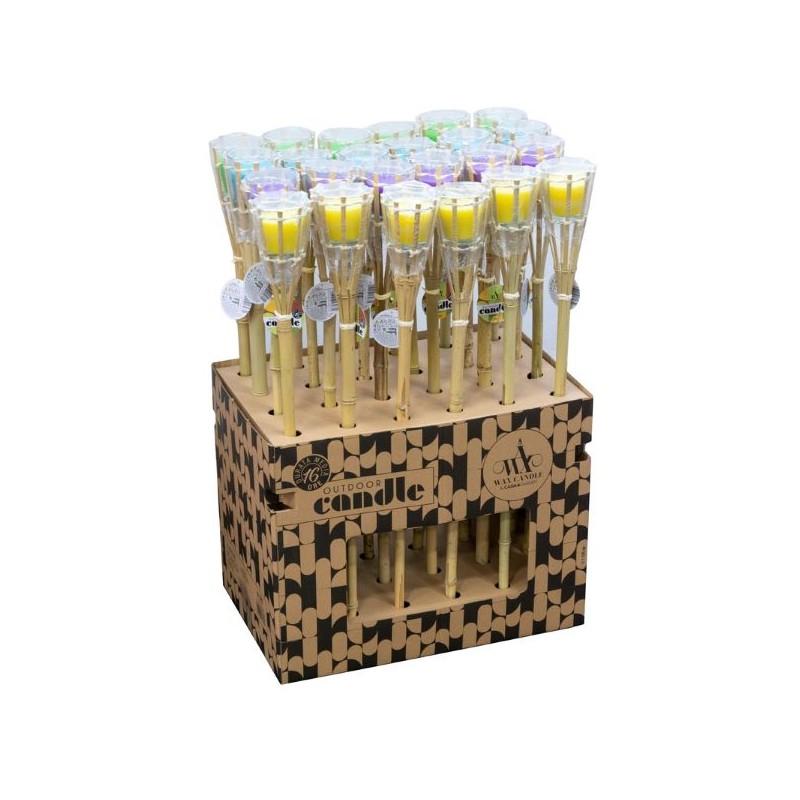 CITRONELLA IN TORCIA BAMBOO CON CONTENITORE