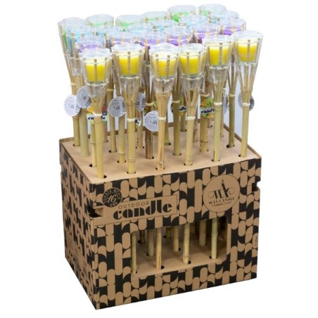 CITRONELLA IN TORCIA BAMBOO CON CONTENITORE