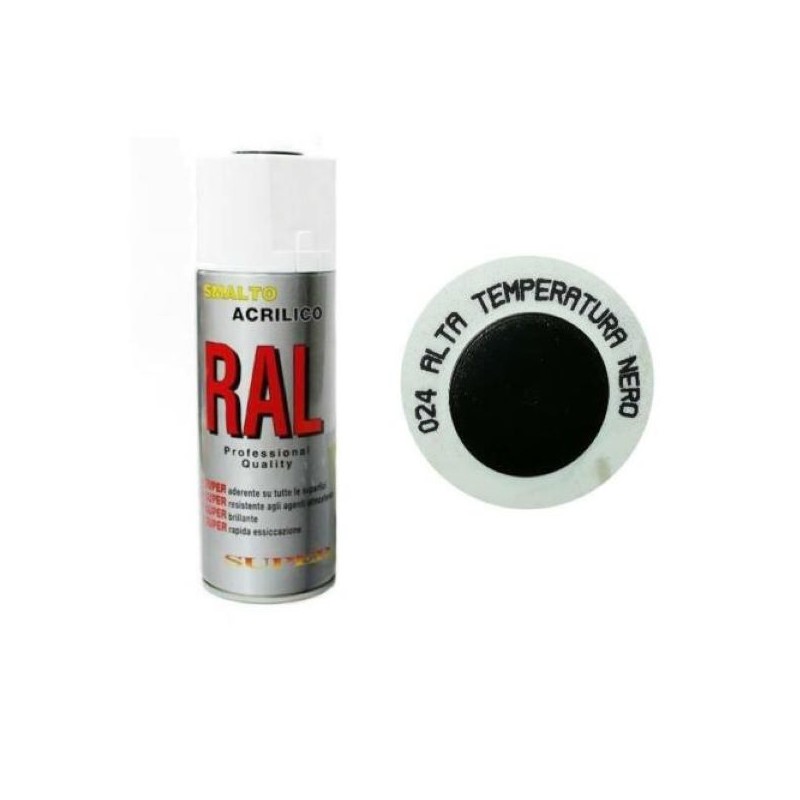SPRAY ALTA TEMPERATURA NERO 600°