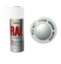 SPRAY METALLIZZATO GRANA GROSSA GRIGIO 400ML